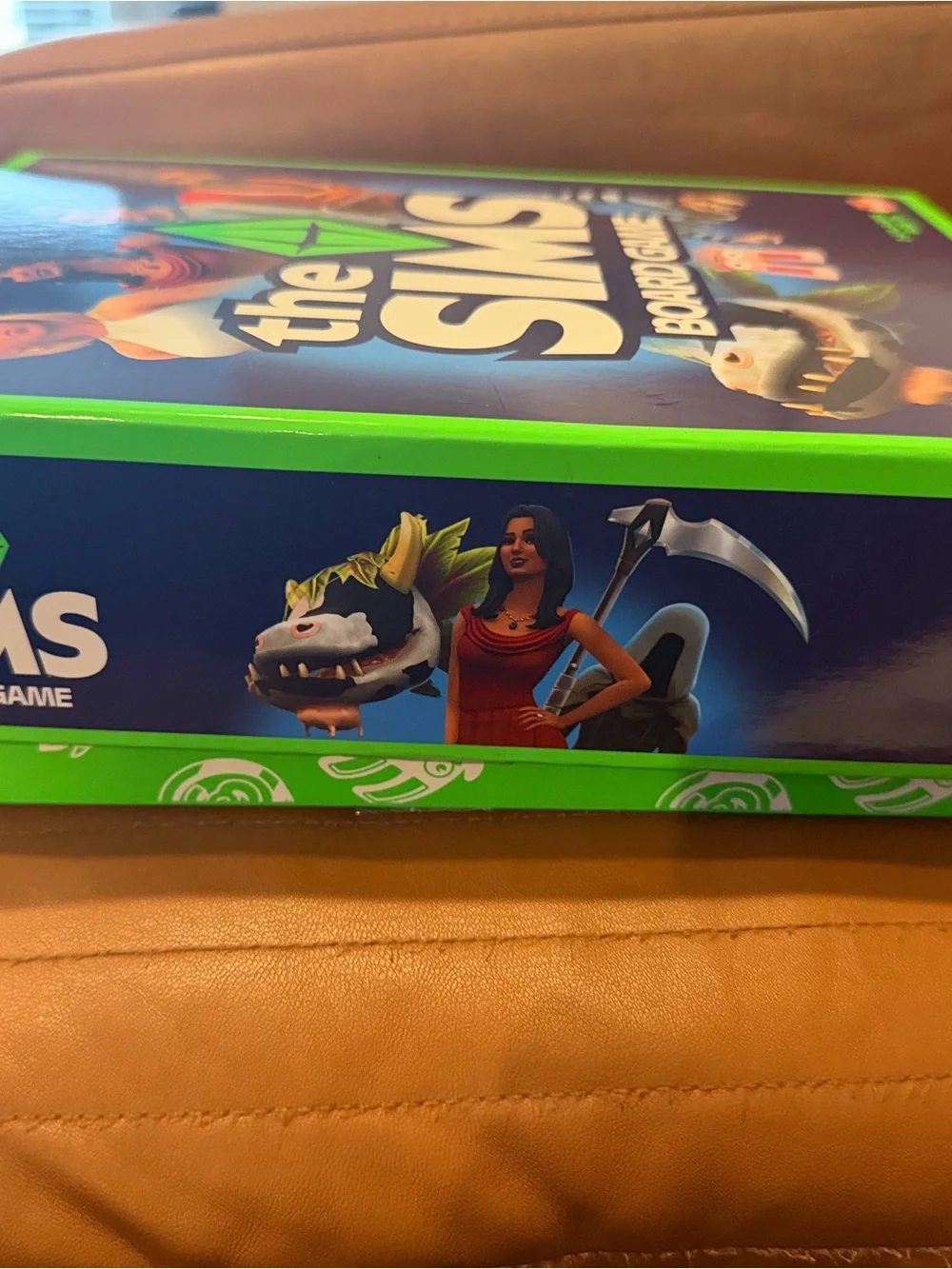 The Sims Board Game by Goliath — Blue with Bright Green Trim